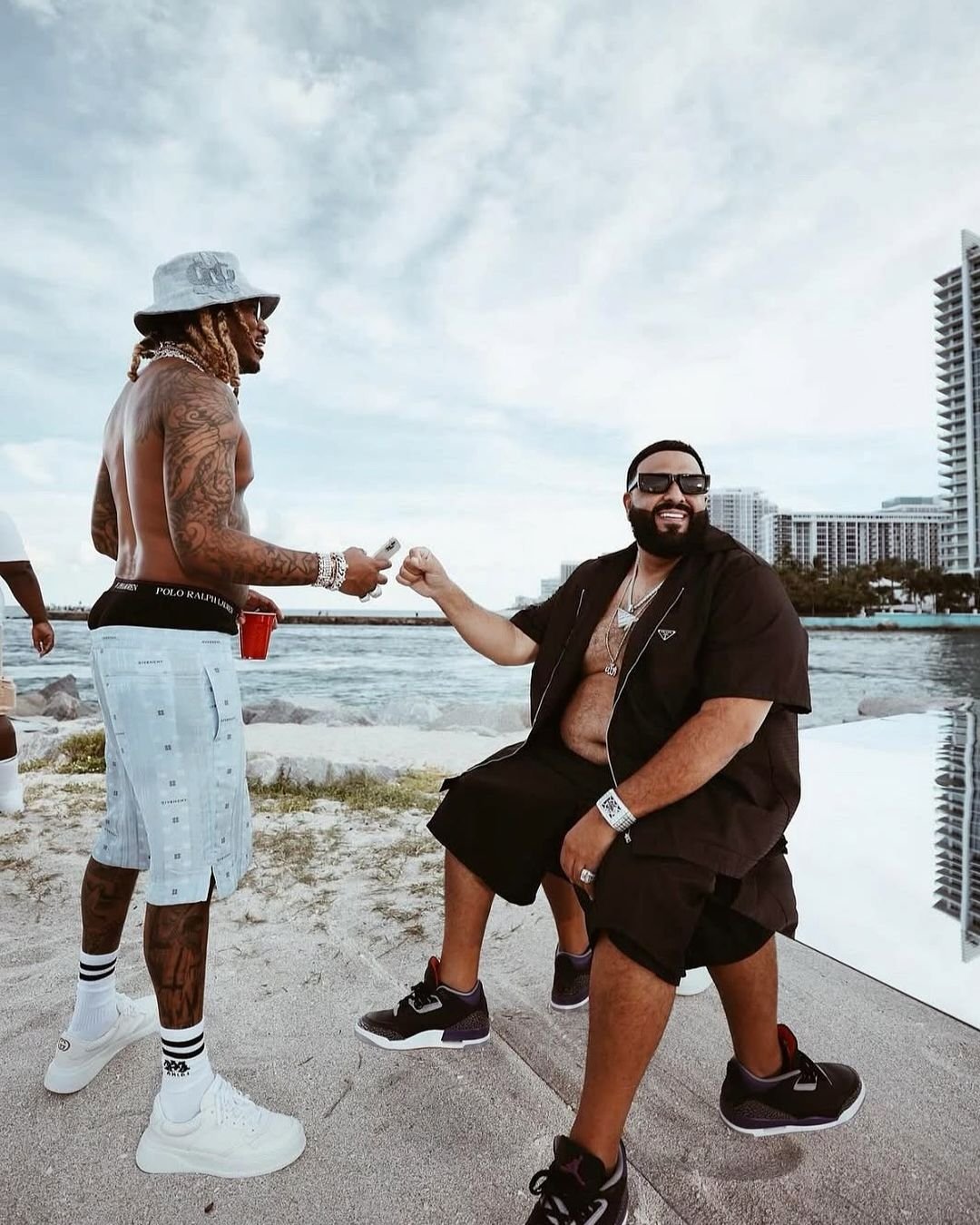 Rick Ross & DJ Khaled seen wearing the $ 3,000,000 Billionaire lll by