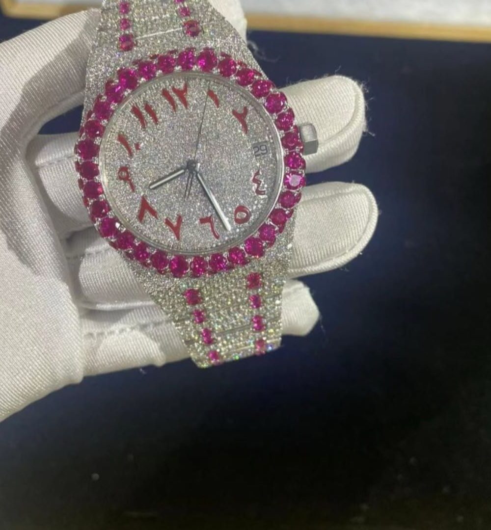 Iced Out Moissanite Watch – Luxury Bust Down Timepiece