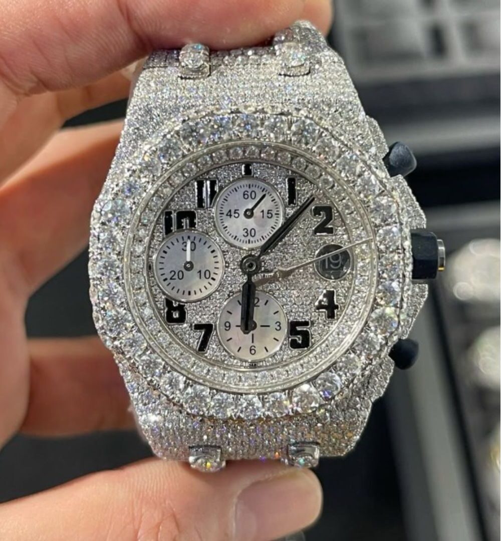 Moissanite Watch Luxury and Comfort