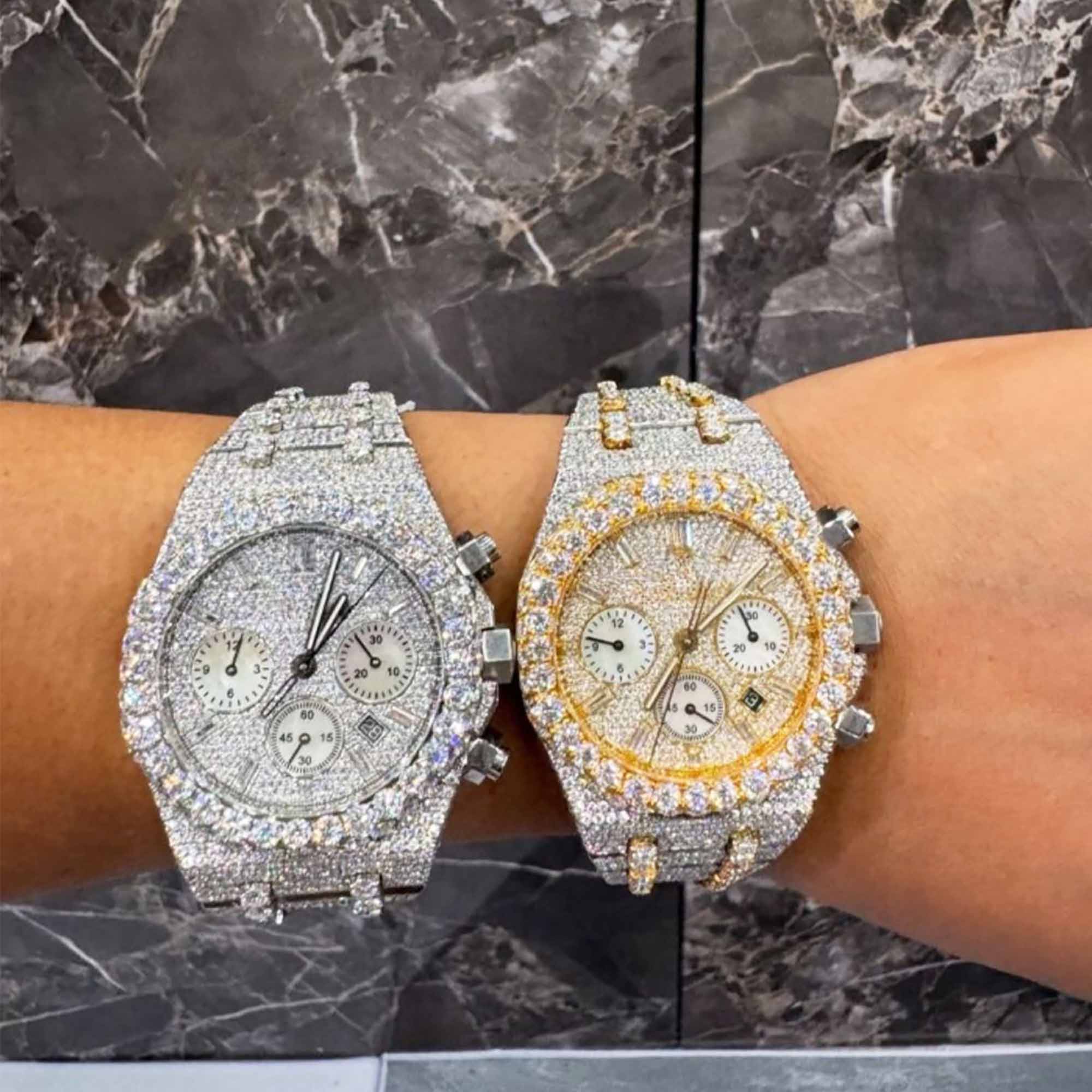 Premium Moissanite Watch with Sophisticated Style