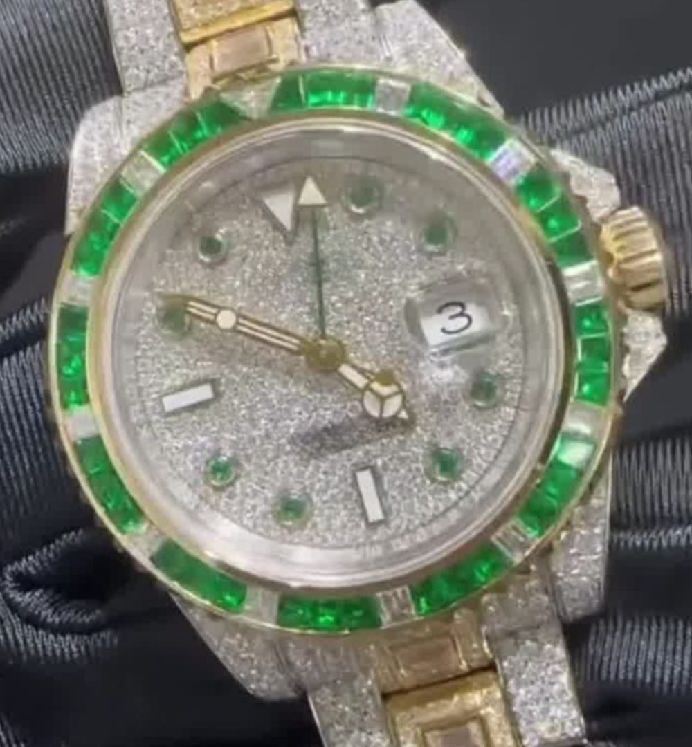 Classic Diamond & VVS Moissanite Watch
