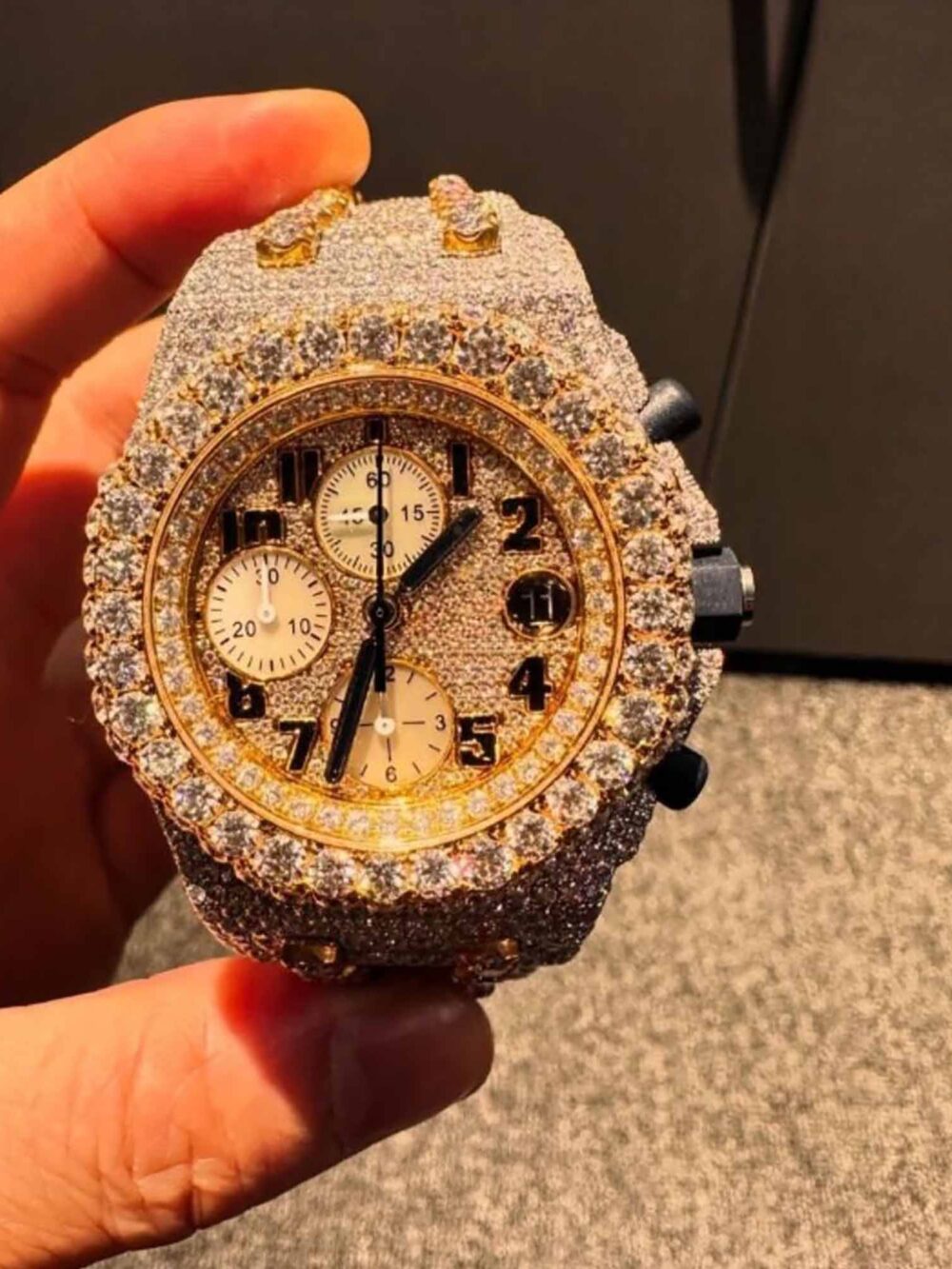 Diamond Moissanite Watch - Full Iced Out Watch