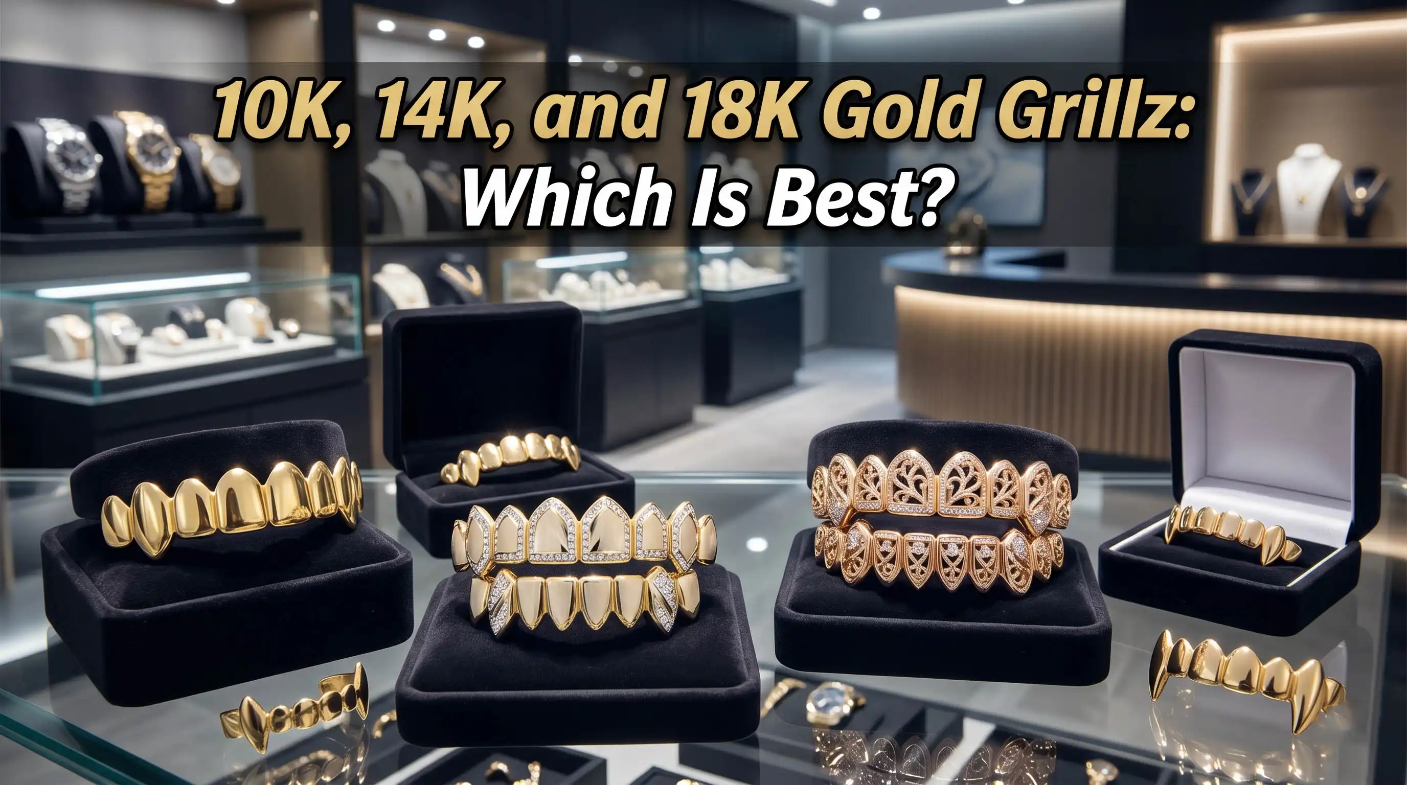10K, 14K, and 18K Gold Grillz: Which Is Best?