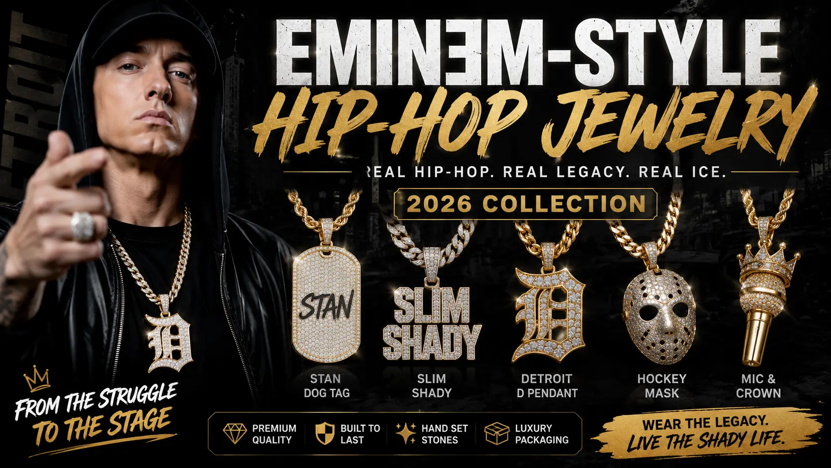 Eminem-Inspired Hip-Hop Jewelry Collection for 2026: A Practical Buyer’s Guide